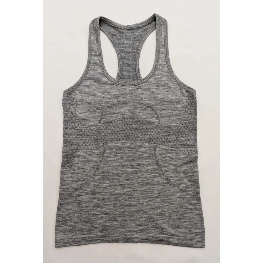 Lululemon Swiftly Tech Tank Top Heathered Gray Women's 6